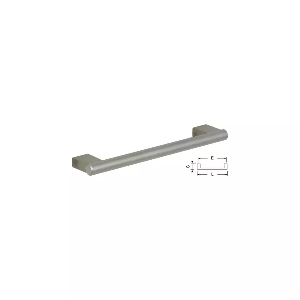 T-greep Ø12x800mm platte steun...