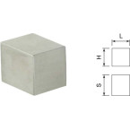 Knop Kube vierkant 25x25mm...