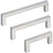 Square U Handle 10x560mm Brushed Hollow Stainless Steel 201 / pc