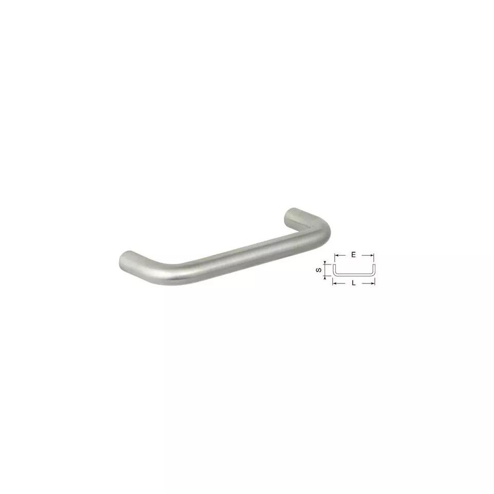 Solid Brushed Stainless Steel U...