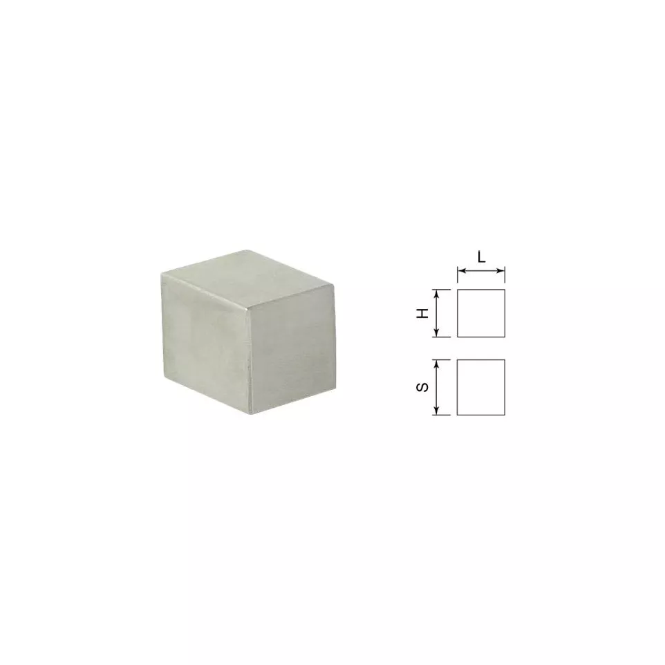 KUBE Square Brushed Stainless Steel...
