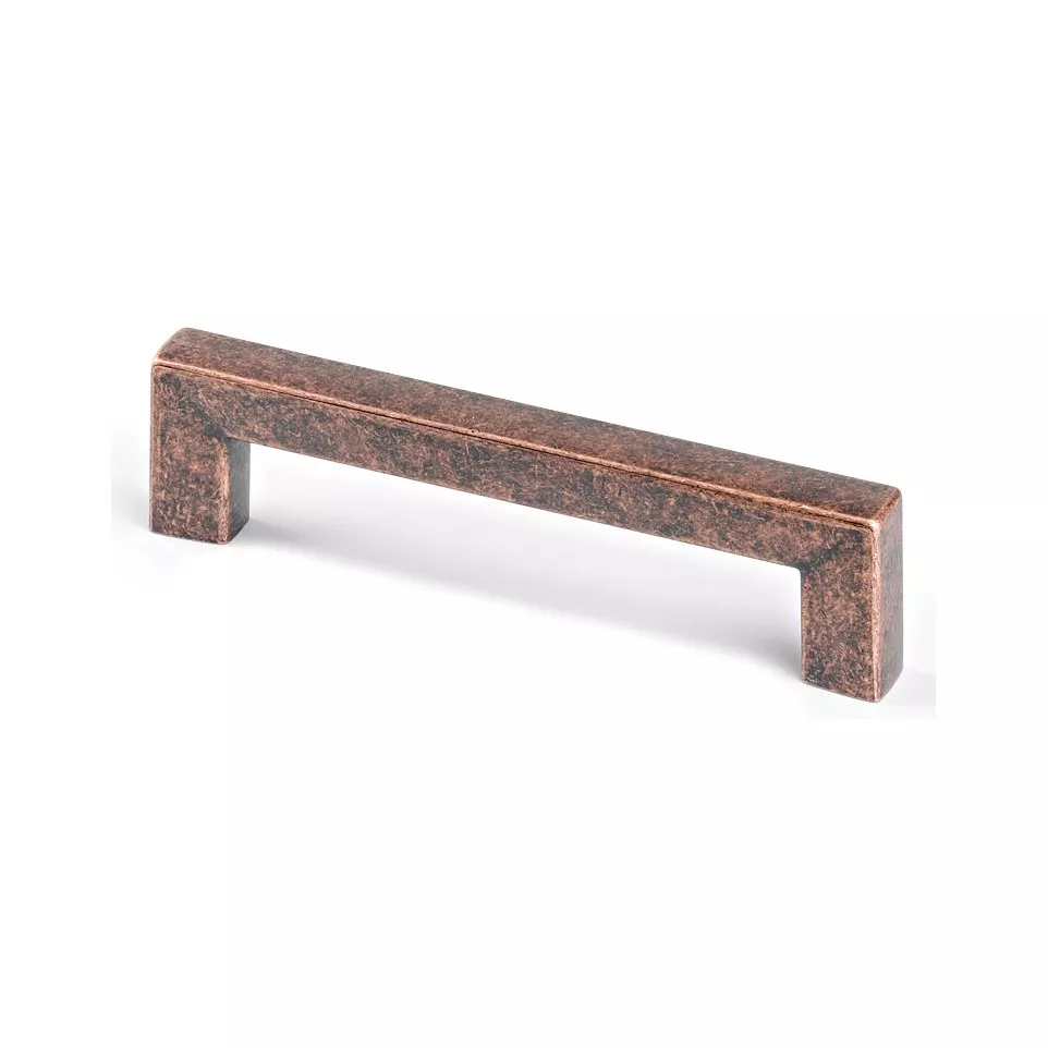 Poignée Square 64mm cuivre antique / pce