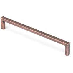 Handgreep Basic 90° 128mm antiek koper / pce