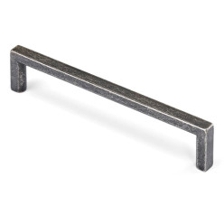 6765-836 Basic 90° Antique Pewter Cabinet Handle 128mm Center Distance per piece