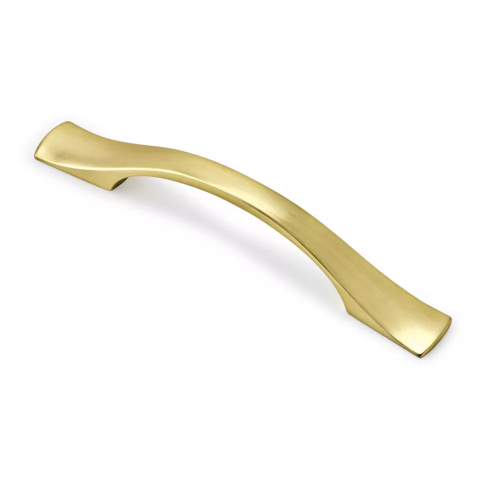 Handgreep Metal 96mm geborsteld goud...