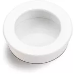 Stylus Round Bowl 30mm Matte White per piece
