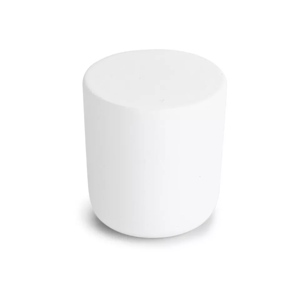 Bouton Mini rond Ø 15mm blanc mat / pce