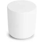 Mini Round Button 15mm Matte White per piece