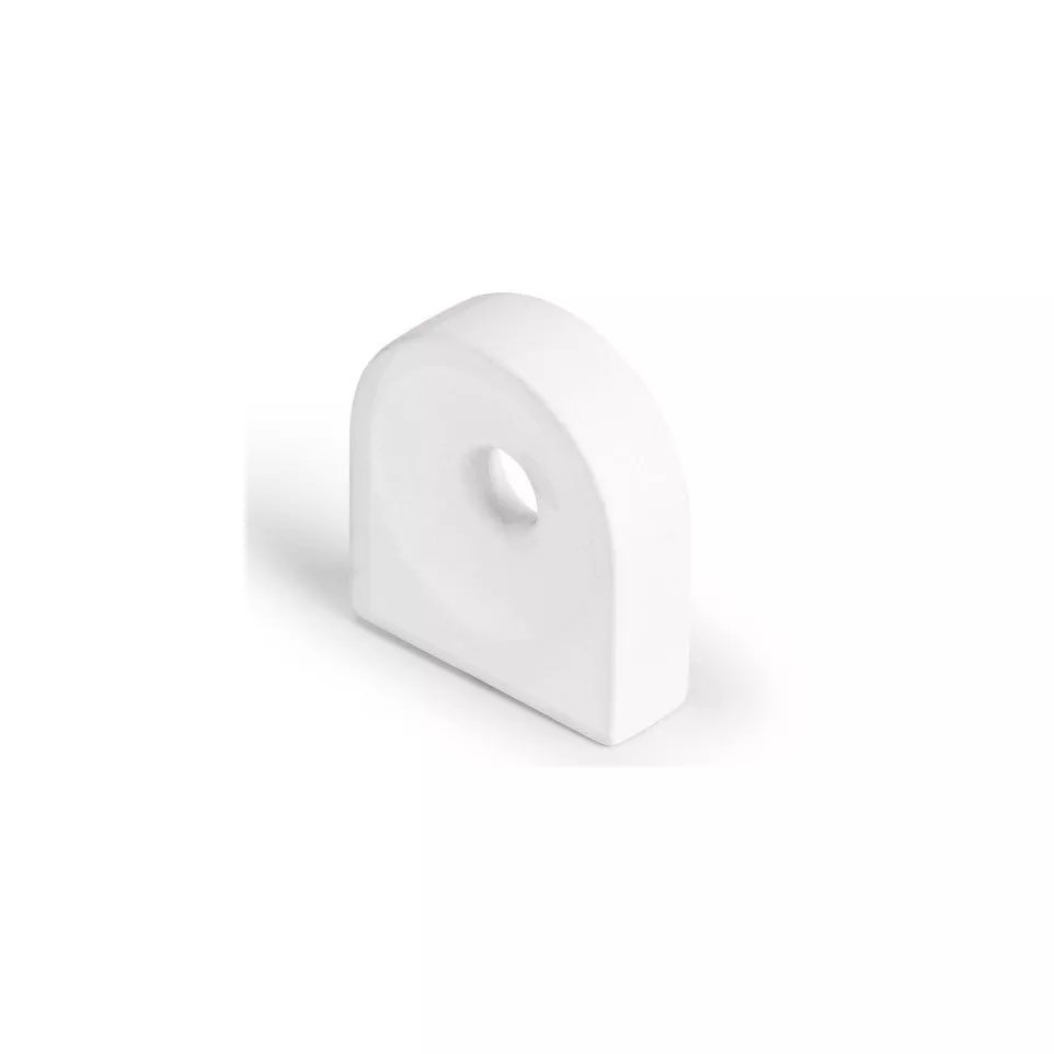 Circle 40x40mm Matte White Knob per...