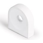 Knop Cirkel 40x40mm wit mat...
