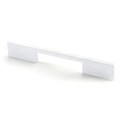 R. Christensen I-Spazio 192mm Offset Matte White Cabinet Handle per piece