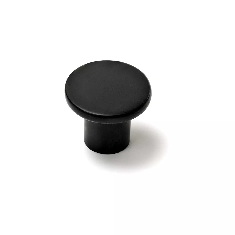Round Black Disc Knob 33mm Diameter...