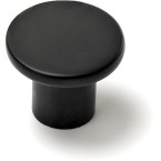 Knop Disc Ø 28mm zwart mat...