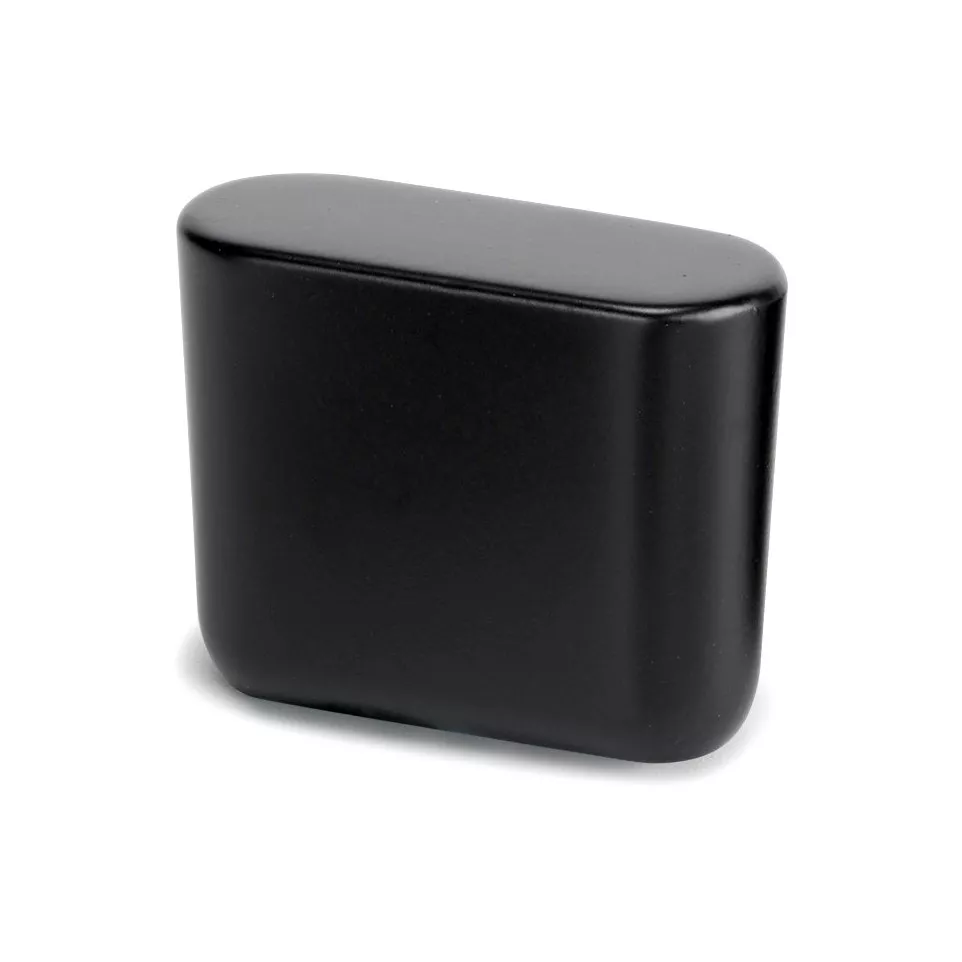 Matte Black Mini Long Button 27x11mm...