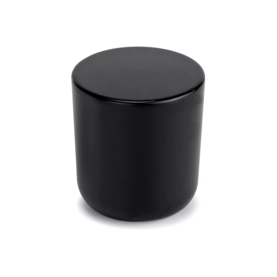 Mini Round Button 15mm Matte Black...
