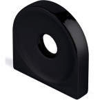 Knop Cirkel 40x40mm zwart...