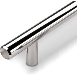T-greep Ø 12x96mm Chroom / pce