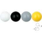 White Aluminum Ball Knob...