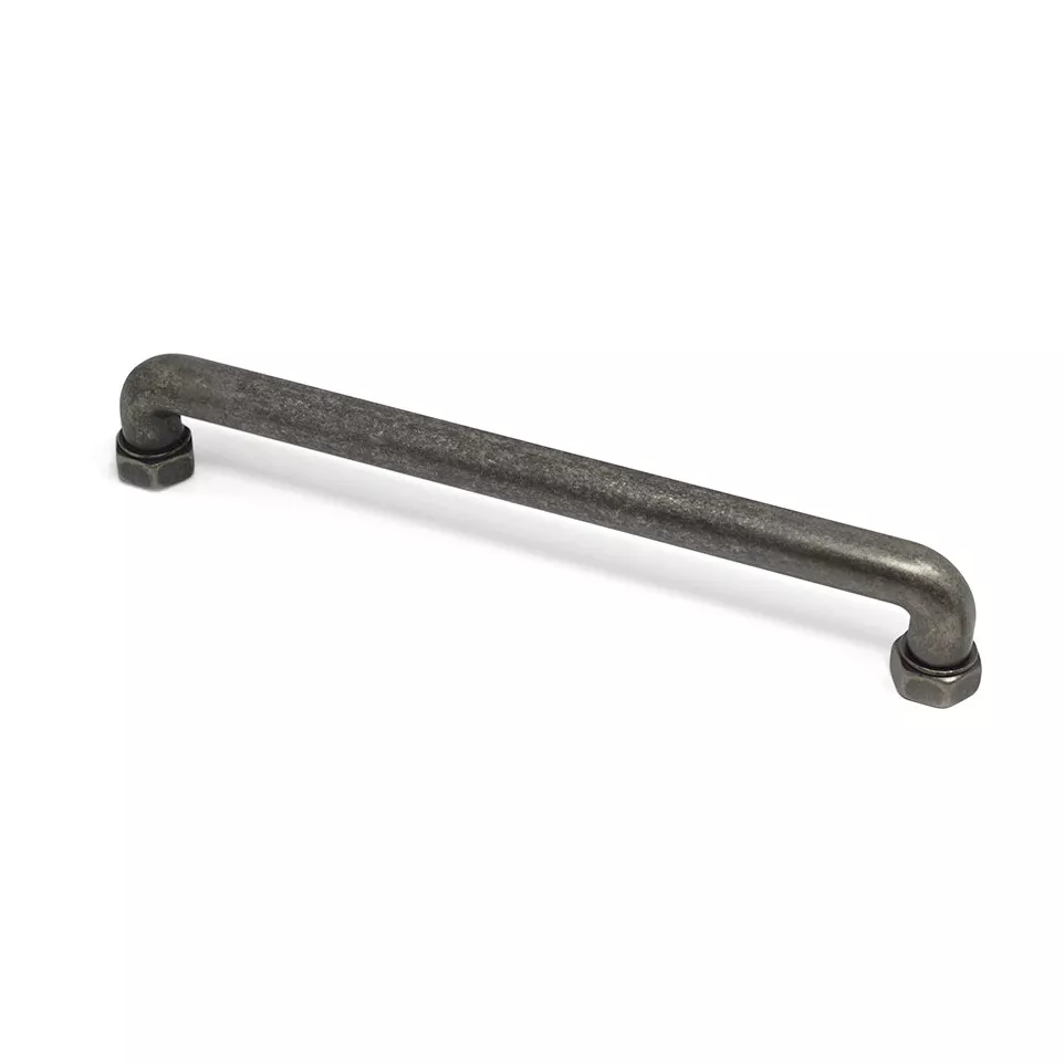 Industrial Aged Iron Tube Handle...