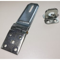 Moraillon de coffre zingué 25-200mm / pce
