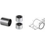 Manchon droit pour barre en bois 42,4 mm / pce