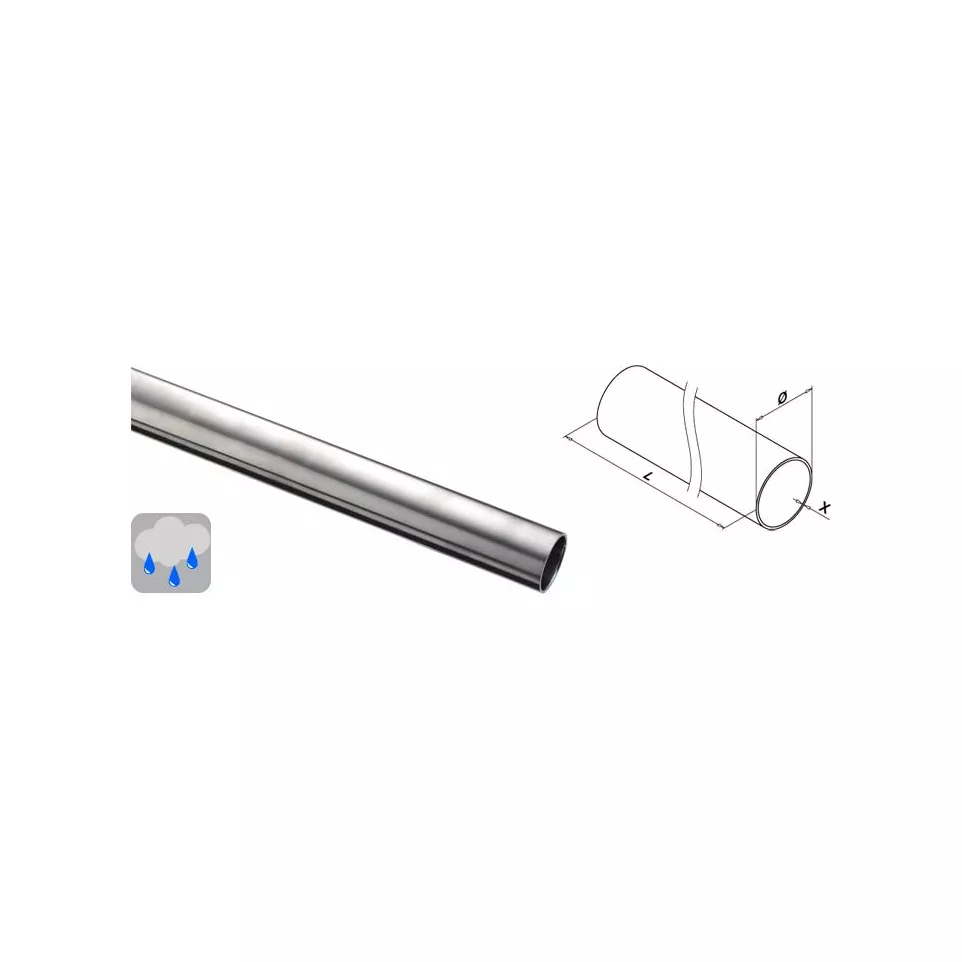 Stainless Steel Tube Ø 42.4x2mm 316...