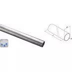 Tube Ø 42,4x2mm inox 316 brossé longueur 6m / 6m