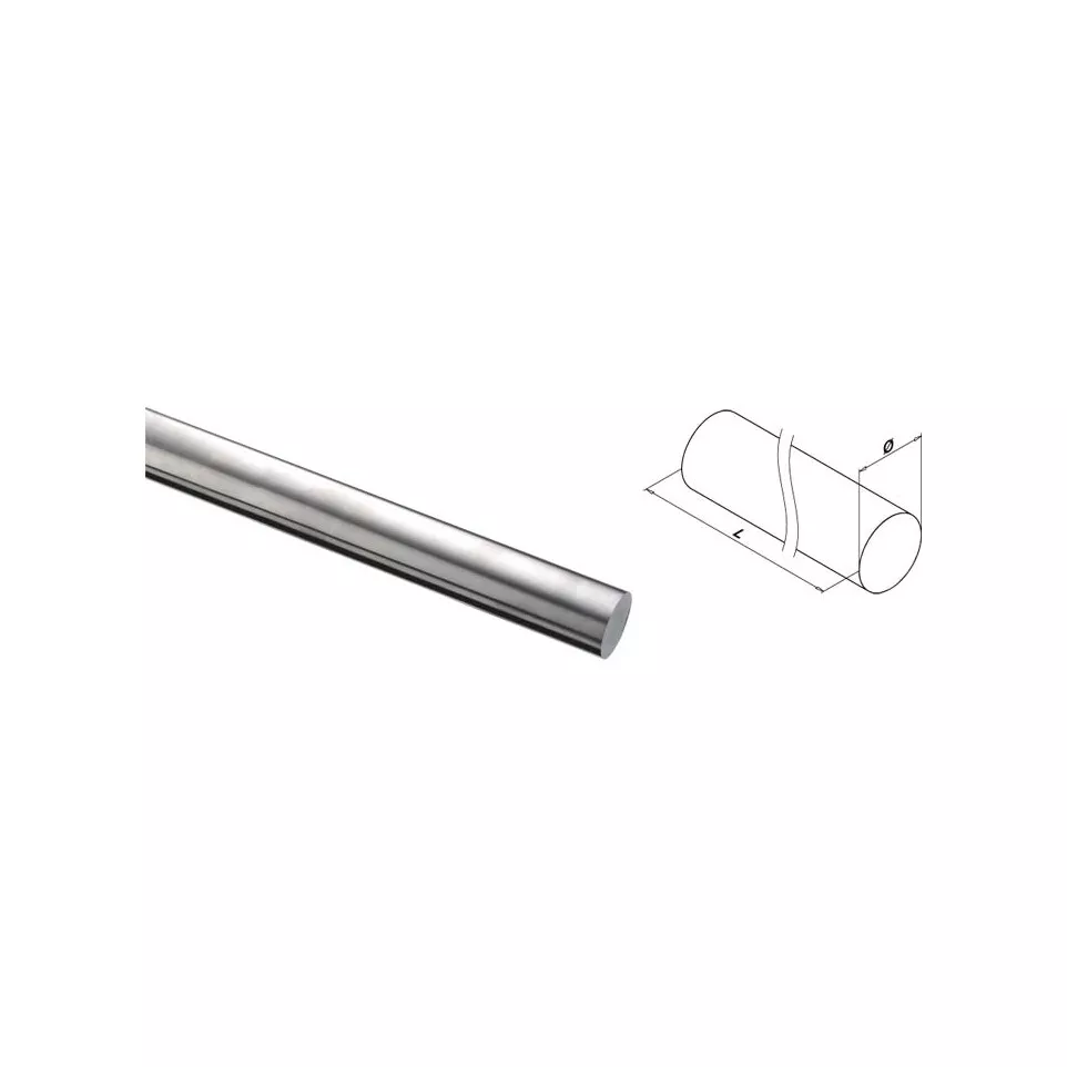 304 Brushed Stainless Steel Solid...