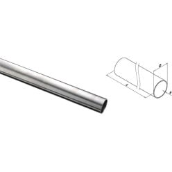 Brushed Stainless Steel Tube 304 Ø 20x1.5mm Length 6m per 6m
