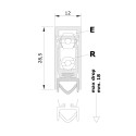 Valdorpel Comaglio TO17 12x28,5x1330mm / pce