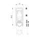 Comaglio TO17 Automatic Door Threshold 12x28.5x1330mm per piece