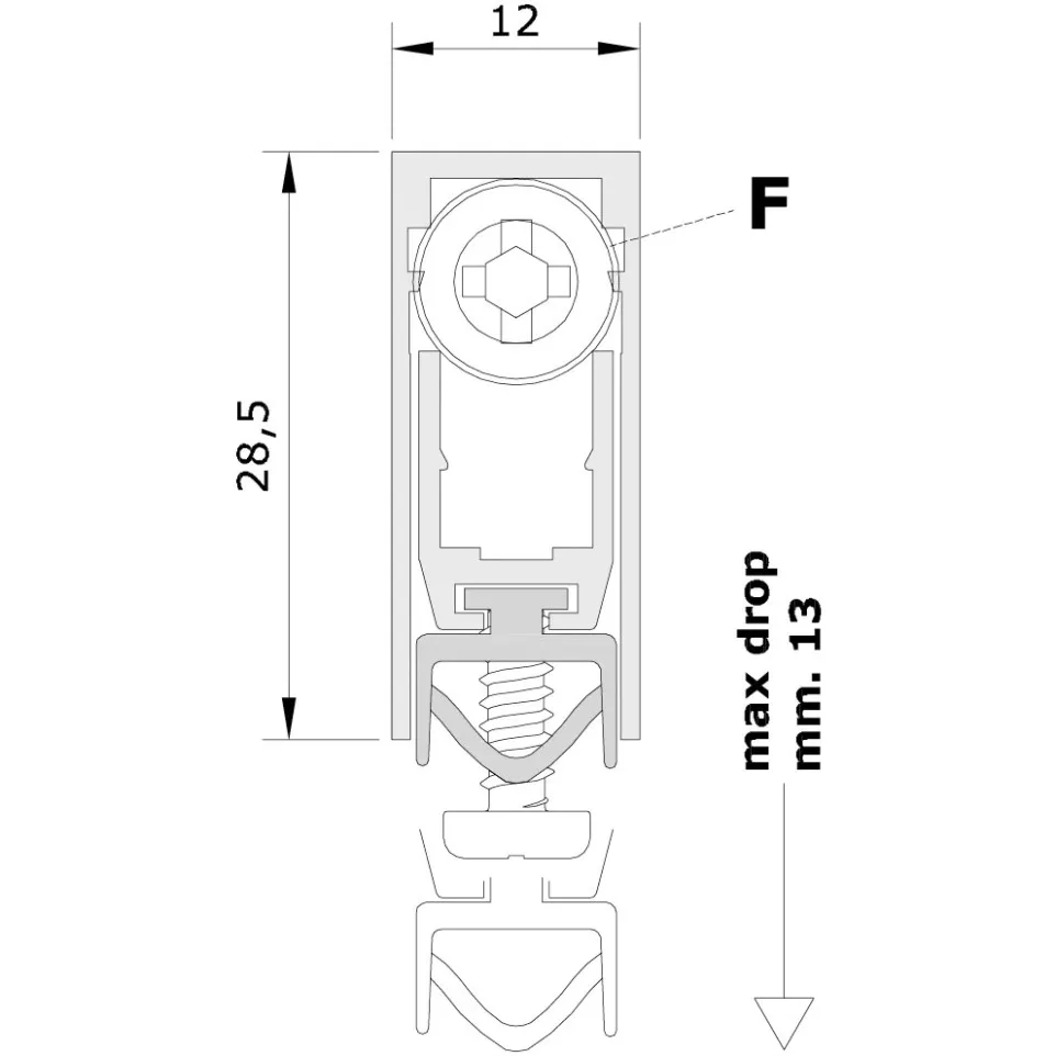 Comaglio 472 Automatic Door Threshold...