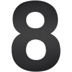 Chiffre noir plat...