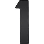 Nummer ''1'' ZWART Plat...
