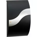 Boite aux lettres ME-FA 630 inox noir/alu / pce