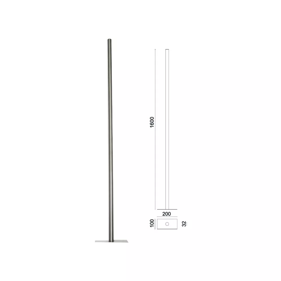 Houder voor HDD-brievenbus INOX PLUS...