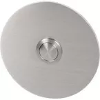 Deurbel rond Ø80mm roestvrij staal / pce