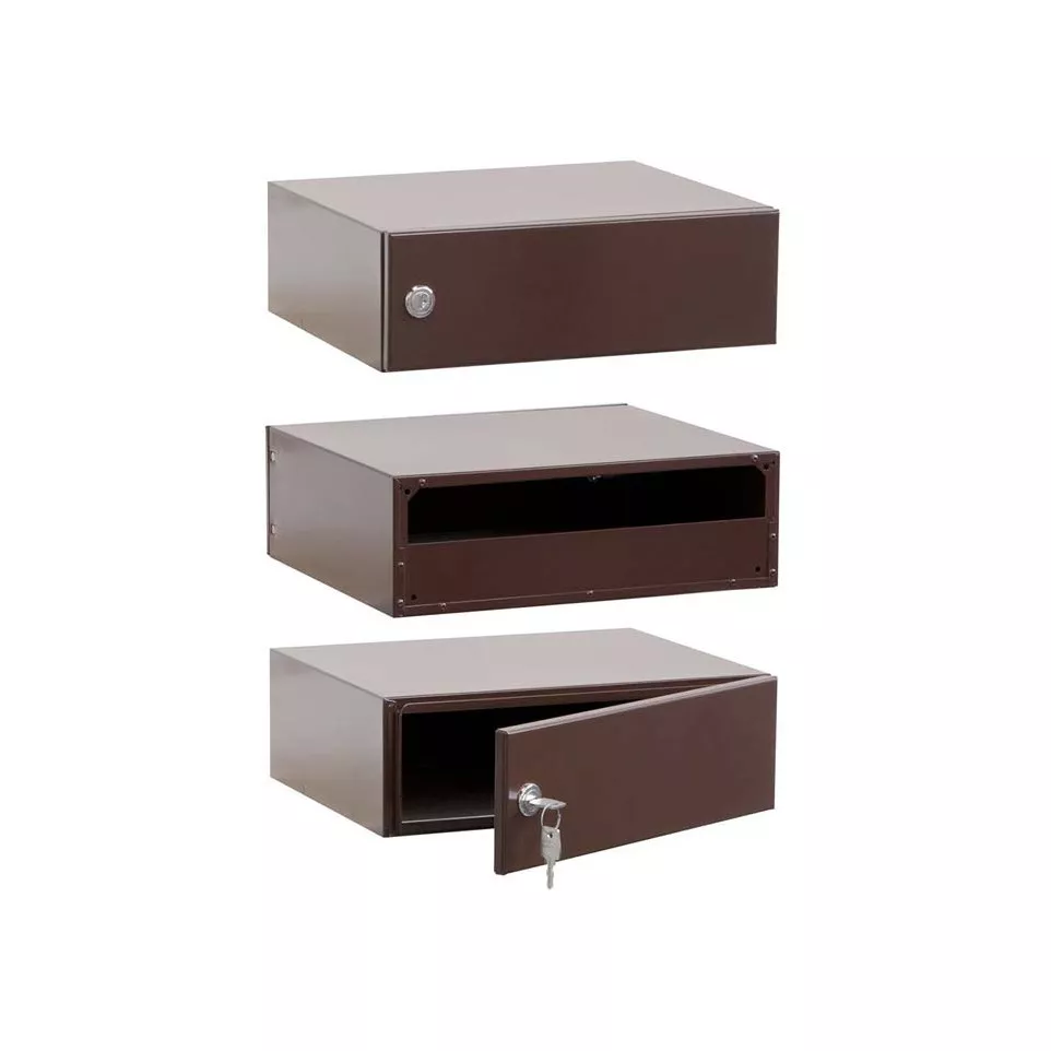 Horizontale brievenbus wit (RAL 9016)...