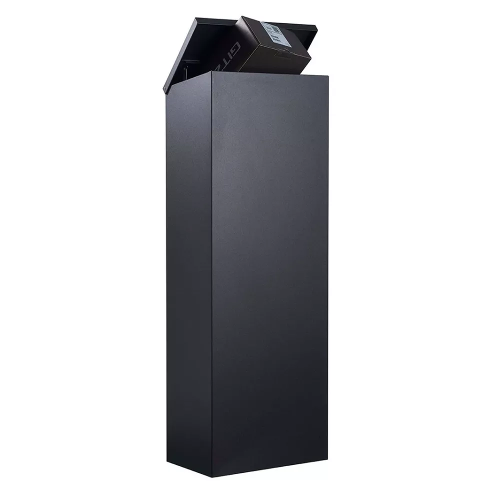Pakketbrievenbus Allux 600S-B zwart /...