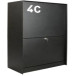 Matte Black Textured Medium Parcel Drop Box / pc