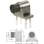 Zware Inox deurstop met...