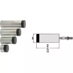 Arrêt de porte mural cylindrique en inox 100 x 30mm / pce