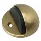 Halve maan deurstopper voor vloer Ø50 H=20mm geborsteld messing / pce