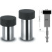 Arrêt de porte murale TL0706, h=70 / Ø25 /Ø35mm inox brossé / pce