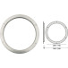 Hublot inox de base Ø190mm / pce