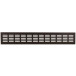 Ventilatierooster in aluminium 381 Ral 9005 400x80mm / pce