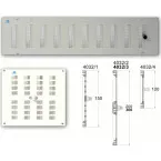 Renson Adjustable Interior Ventilation Grille Aluminum Natural 240x200mm per piece