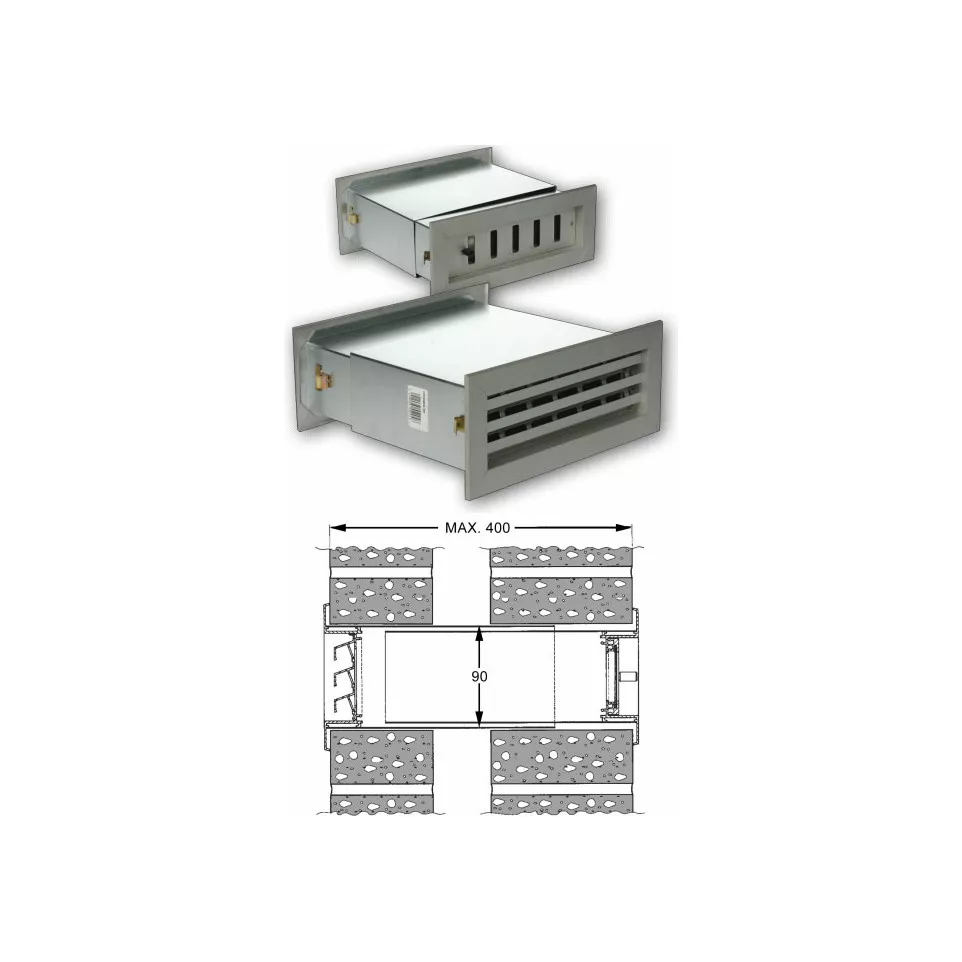 RENSON 442 Wall-Mounted Air Vent with...