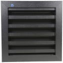 Renson Wall Grille 411 RAL 9005 Structured 200x200mm per piece