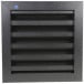 Renson Wall Grille 411 RAL 9005 Structured 200x200mm per piece